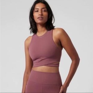 Athleta Conscious Crop in Tawny Rose NWOT